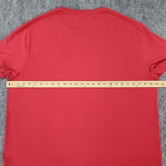 Polo Ralph Lauren Shirt Mens 1XB Red Blue Big Pony #3 Short Sleeve Casual Tee - Picture 4 of 16